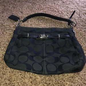 Coach Medium Size Purse With Coach Wallet